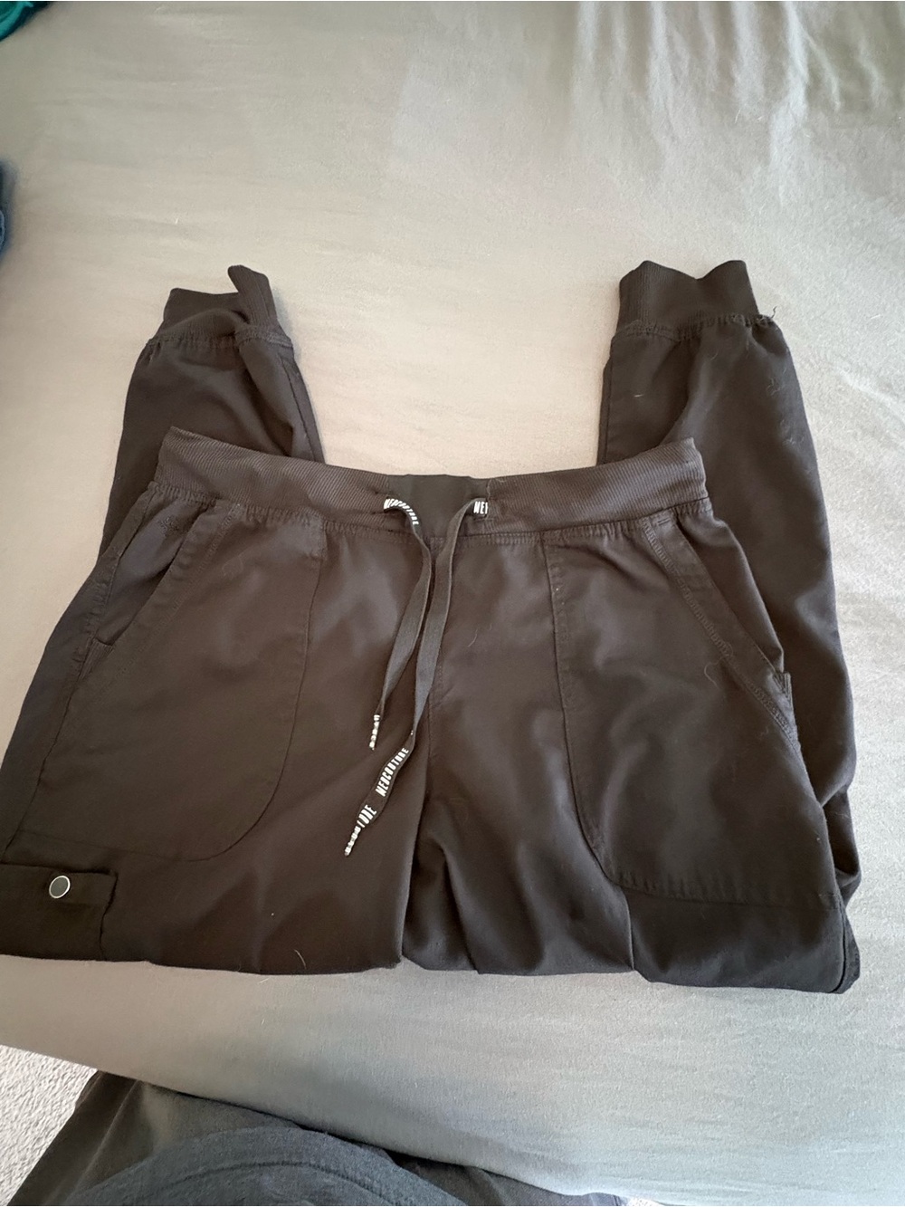 Med Couture Black Women's Jogger scrub pants